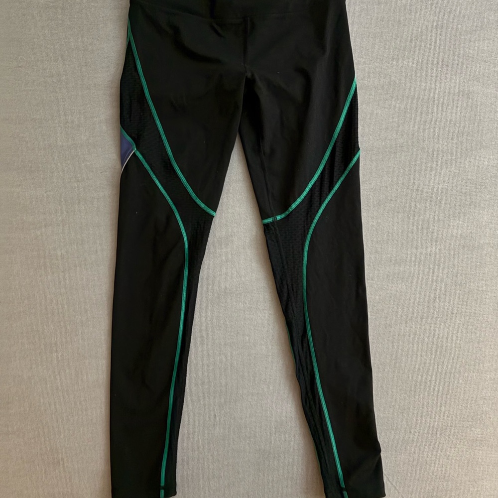 Victoria's Secret Black and Green Leggings